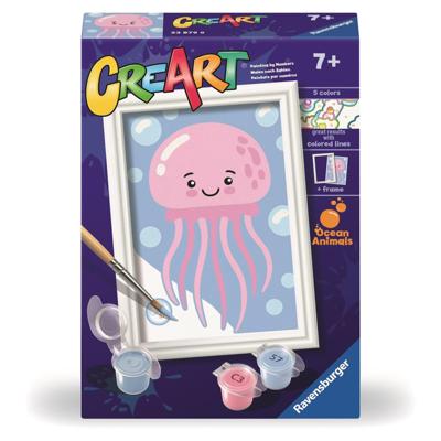 Ravensburger Creart schilderen op nummer - trendy frog