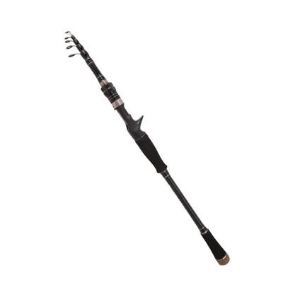 Carbon Telescopic Luya Rod Short Section Fishing Throwing Rod Length: 2.1m(Curved Handle) Carbon Telescopic Luya Rod Short Section Fishing Throwing Rod Length: 2.1m(Curved Handle)