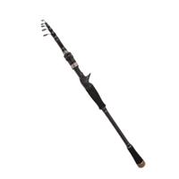 Carbon Telescopic Luya Rod Short Section Fishing Throwing Rod Length: 2.1m(Curved Handle) - thumbnail