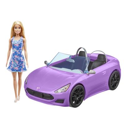 Pop Barbie And Her Purple Convertible