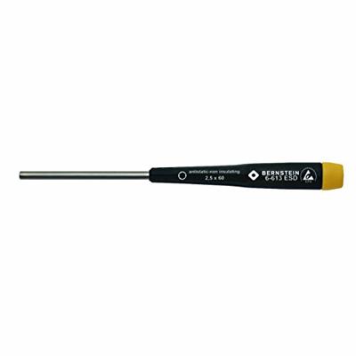 Bernstein Tools for Electronics Dopschroevendraaier ESD Sleutelbreedte (metrisch): 2.5 mm Koplengte: 60 mm