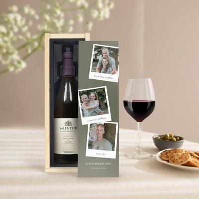 Wijn in bedrukte kist - Salentein - Pinot Noir Wijn in bedrukte kist - Salentein - Pinot Noir