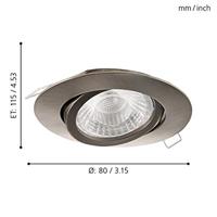 Eglo LedspotTedo 1 - 95359 - thumbnail