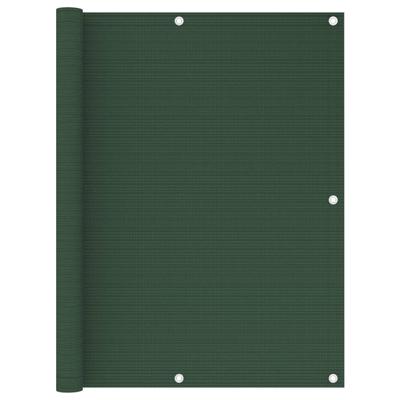 VidaXL Balkonscherm 120x400 cm hdpe donkergroen