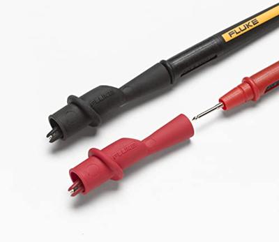 Fluke AC175 Veiligheids-krokodilklemmenset Bus 2 mm CAT IV 600 V, CAT III 1000 V Rood, Zwart