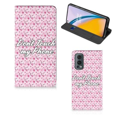 OnePlus Nord 2 5G Design Case Flowers Pink DTMP OnePlus Nord 2 5G Design Case Flowers Pink DTMP