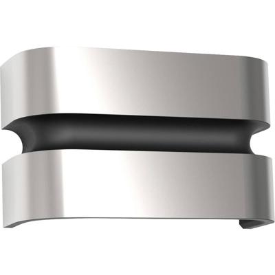 Buitenlamp zilver staal Lutec &apos;Maya&apos; design 3000k led 14,5W 10 cm