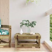 Tuinvoetenbank geïmpregneerd grenenhout - thumbnail