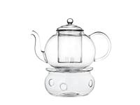 Bredemeijer Verona Glazen Theepot Enkelwandig 1L + Theefilter Transparant - thumbnail