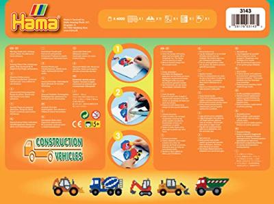 Hama strijkkralen werkvoertuigen 4000stuks