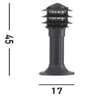 Searchlight TerraslampPosts - 1075-450 - thumbnail