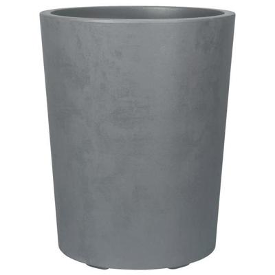 Bloempot Deroma Grijs Plastic Cirkelvormig Cilinder