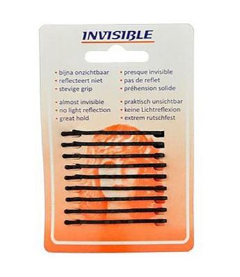 Invisible schuifjes newey kaartje zwart kort