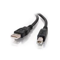C2G 2M USB-printerkabel, USB 2.0 A naar B-kabel. Compatibel met printers en scanners van HP, Epson, Brother, Samsung, Cannon en alle andere USB A/B-apparaten, Zwart - thumbnail