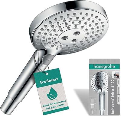 Hansgrohe Raindance select s120 handdouche 3jet met ecosmart chroom 26531000 Hansgrohe Raindance select s120 handdouche 3jet met ecosmart chroom 26531000