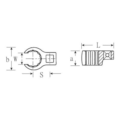Stahlwille 02490044 Opsteekringsleutel