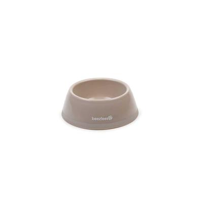 Hondenvoerbak kunststof beige 12 cm