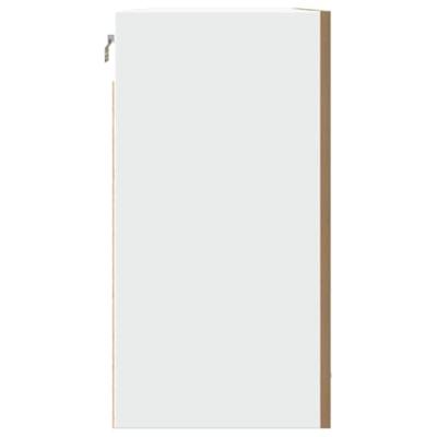 Hangkast 80x31x60 cm bewerkt hout artisanaal eikenkleur Hangkast 80x31x60 cm bewerkt hout artisanaal eikenkleur