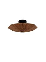 GOOD&MOJO Plafondlamp 'Panama' Raffia, 45cm, kleur Bruin - thumbnail
