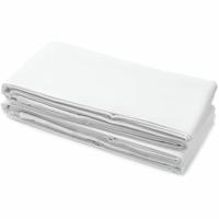 Beddengoedset HOME LINGE PASSION Flat sheet Wit Eenpersoonsbed 180 x 290 cm - thumbnail