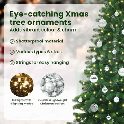 VidaXL Kerstboom met 150 led met standaard groen 150 cm pe