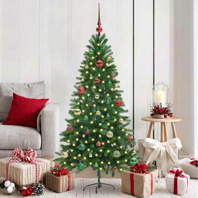 VidaXL Kerstboom met 150 led met standaard groen 150 cm pe