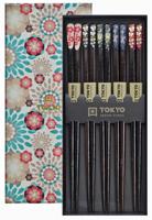 Chopsticks Set Nippon Floral - Tokyo Design Studio - 5 paar - thumbnail