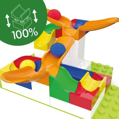 Hubelino knikkerbaan uitbreidingsset swing, 46dlg. Hubelino knikkerbaan uitbreidingsset swing, 46dlg.