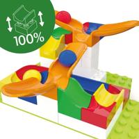 Hubelino knikkerbaan uitbreidingsset swing, 46dlg. - thumbnail