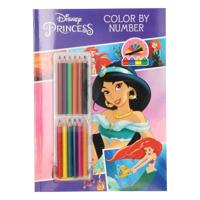Boek Specials Nederland BV Kleuren op nummer - prinsessen - thumbnail