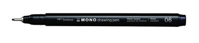 Tombow • fineliner mono drawing pen, line width 06 (approx. 0.50 mm), black