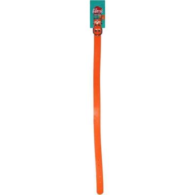 Hondenhalsband - AIME - Fluorescerende Jacht - Maat L 63-67 cm - Fluorescerend Oranje PVC