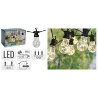 Feestverlichting - 10 lamps - 100 LED - warm wit - thumbnail