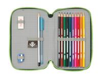 Dubbele etui Real Betis Balompié Groen 12.5 x 19.5 x 4 cm 28 Onderdelen - thumbnail