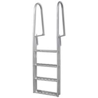 Dok/zwembadladder met 4 treden aluminium 167 cm - thumbnail