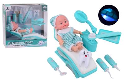 John Toy Tandarts speelset met pop+stoel