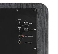 Polk Audio HTS 12 actieve subwoofer voor thuisbioscoop, geluidssystemen en muziek, 12 inch bass box, 400 watt, zwart - thumbnail