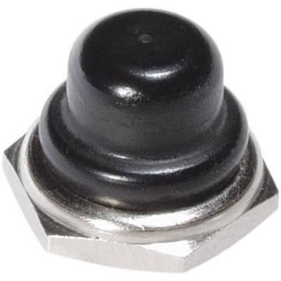 APEM U31 Afdichtkap Vernikkeld, Zwart 1 stuk(s)