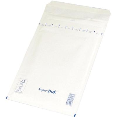 OFFICE products luchtkussenenveloppen, met stripsluiting, 150 x 215 mm, wit, pak van 10 stuks