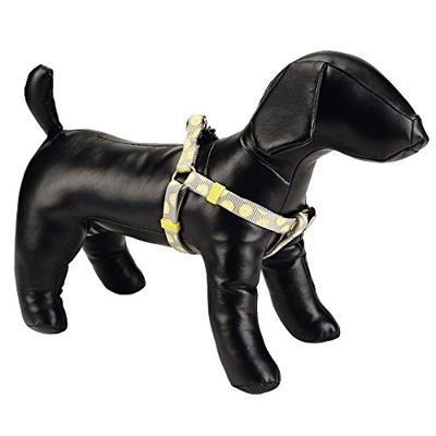 Hondentuig nylon Lemon 60-100cm lichtgrijs