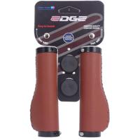Edge Handvatset leer incl lockring - camel brown- 135/135mm (winkelverpakking) - thumbnail