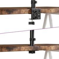 Monitorbeugel VESA 75/100 mm zwart staal - thumbnail