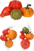 Pompoenen Deco Foam Assorti 4st - thumbnail