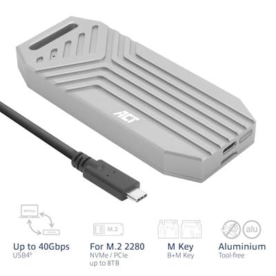 ACT AC1625 USB-C M.2 SSD behuizing ACT AC1625 USB-C M.2 SSD behuizing
