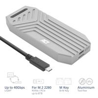 ACT AC1625 USB-C M.2 SSD behuizing - thumbnail