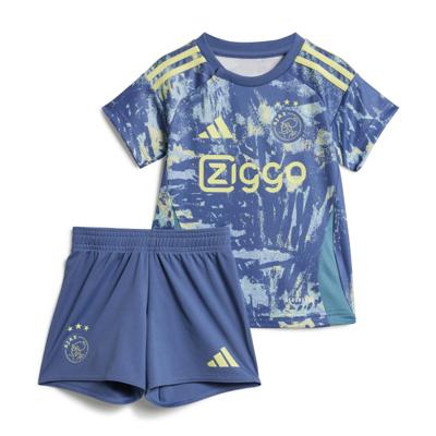 Ajax Babykit Uit 2024/2025 - Maat 68 - Kleur: Blauw | Soccerfanshop
