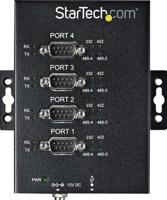 StarTech.com 4 Port Seriële USB Hub naar RS-232/422/485 Adapter, Industriële USB 2.0 naar DB9 Serial Converter Hub, IP30 Rated, Din Rail Monteerbaar, 15kV ESD Bescherming (ICUSB234854I) - thumbnail