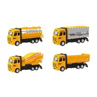 Pull Back Truck Geel - thumbnail