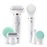 Braun Silk-épil 9 Flex 9-300 Beautyset - Epilator Met Flexibele Kop Voor Ontharen, Wit/Goud - thumbnail