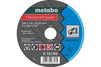 Metabo 616189000 Doorslijpschijf recht 125 mm 25 stuk(s) Blik, Profiel - thumbnail